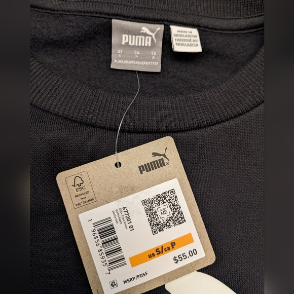 NWT - Puma Women's Crew Fleece Dress Size S - Picture 9 of 9